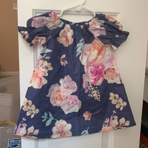 Spring/summer handmade floral dress
